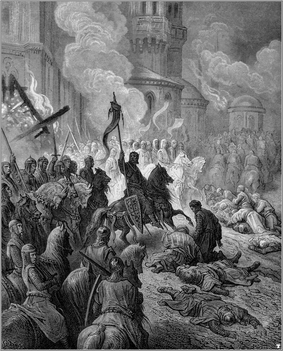 Gustave dore crusades entry of the crusaders into constantinople