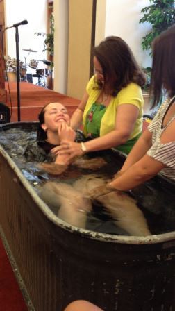 Michelle and Jenna Baptism