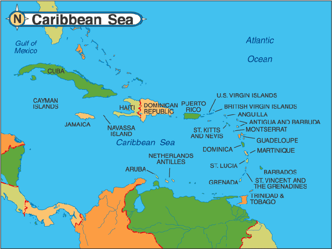 caribbean-map