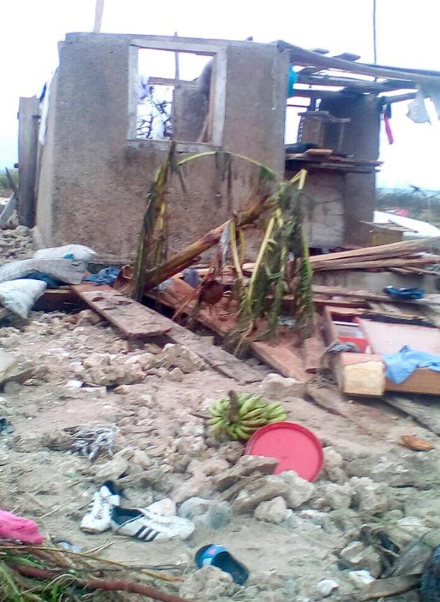 hurricane matthew devestation haiti